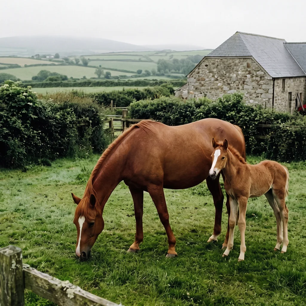 Élevage de chevaux au Haras de Messine, Loubès-Bernac